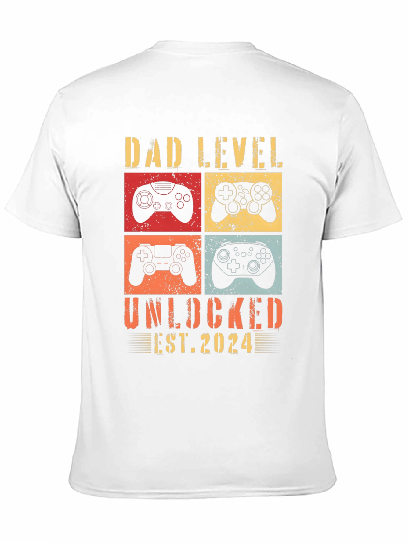 Dad Level Unlocked 2024 Gamer T-Shirt