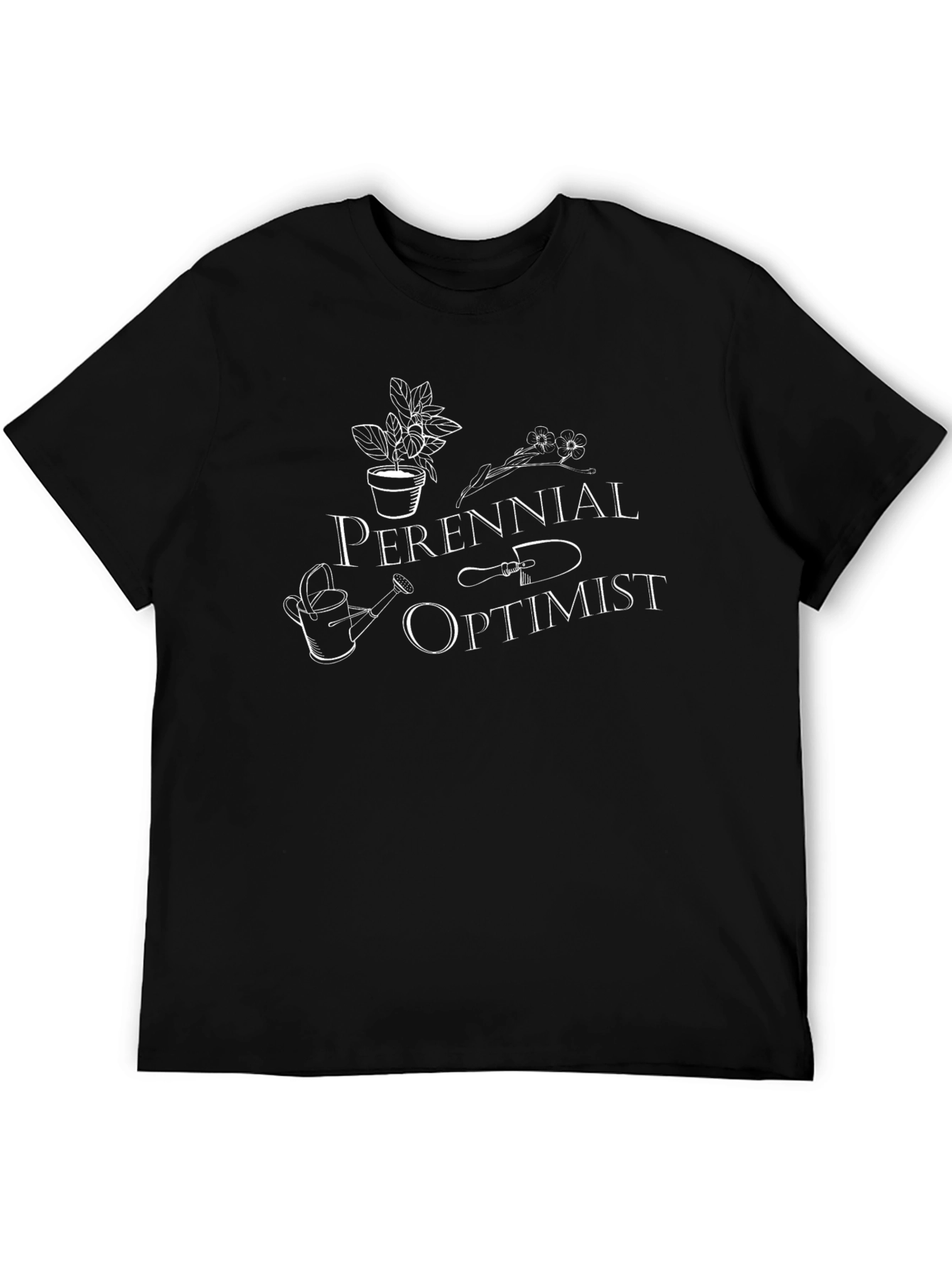 Perennial Optimist Graphic T-Shirt - Gardening Lover Tee