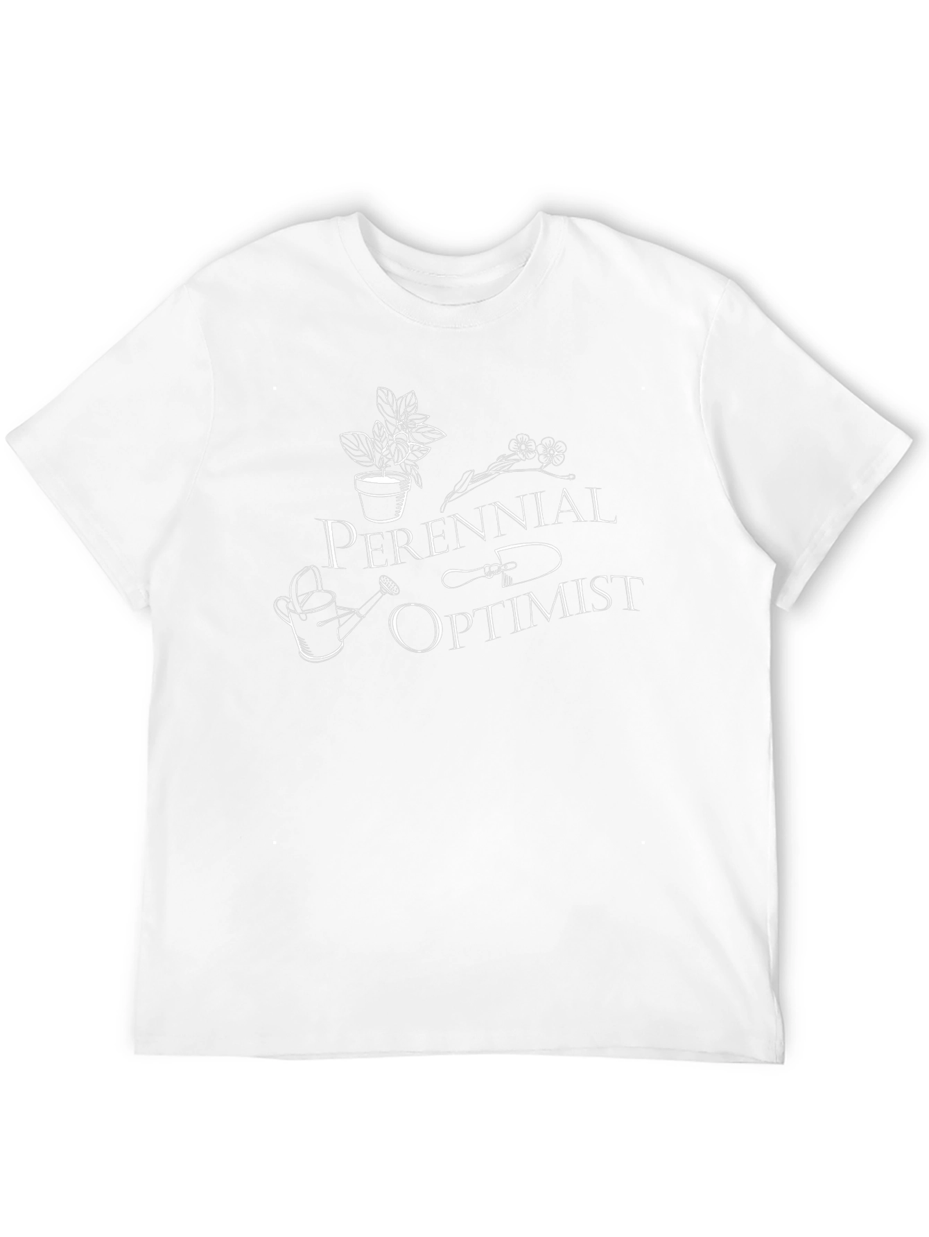 Perennial Optimist Graphic T-Shirt - Gardening Lover Tee