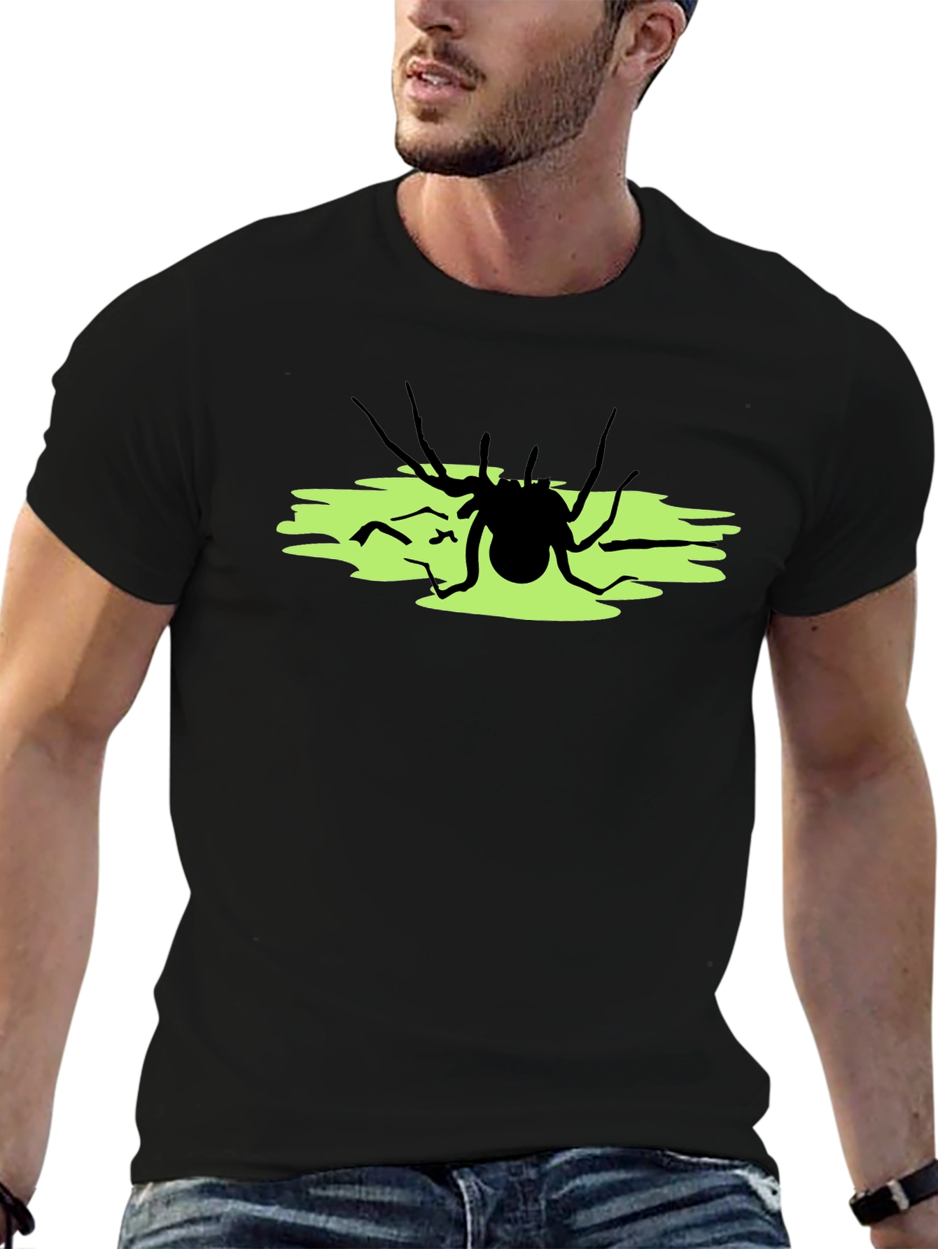 Spider Graphic Black T-Shirt