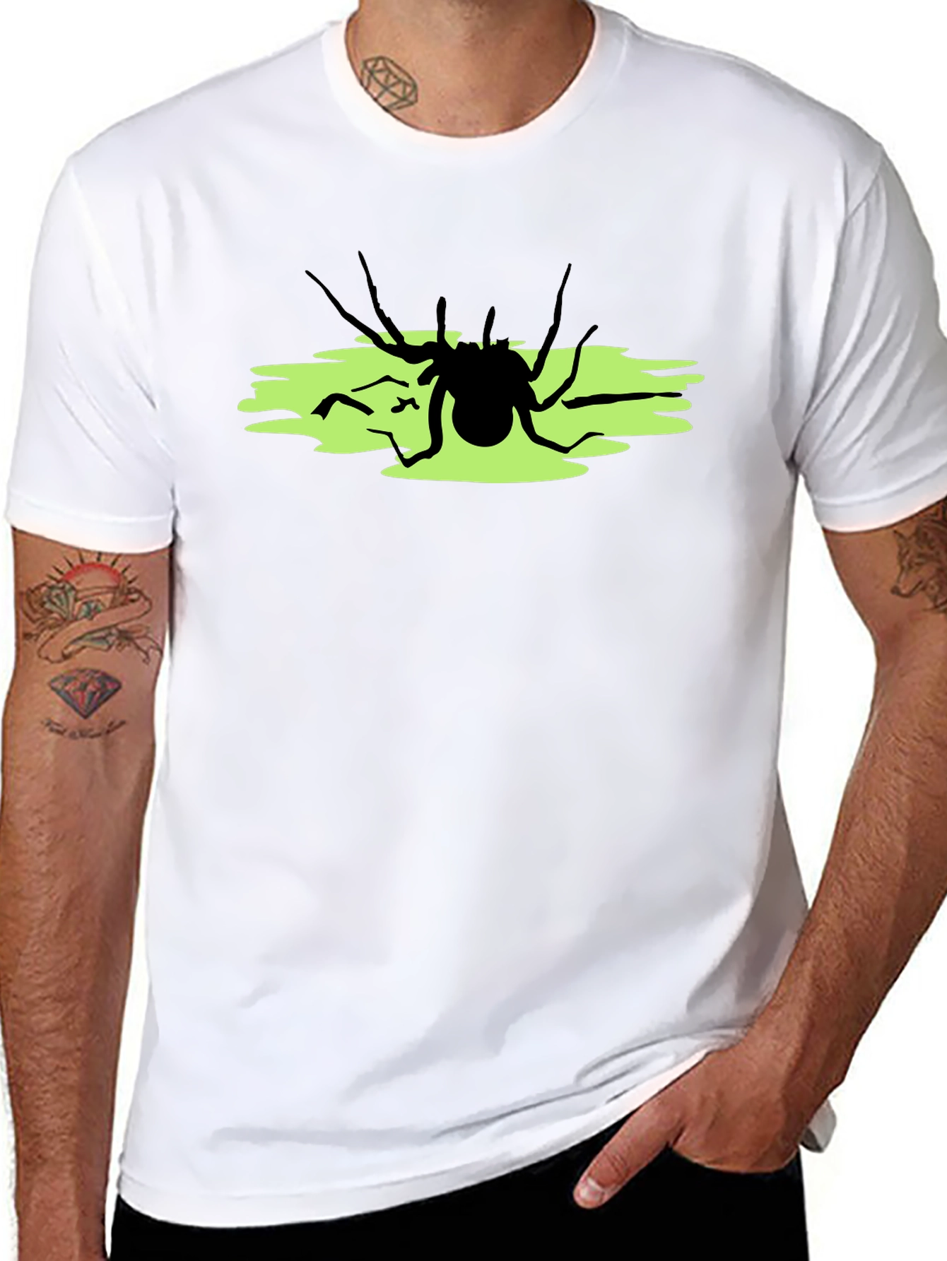 Spider Graphic Black T-Shirt