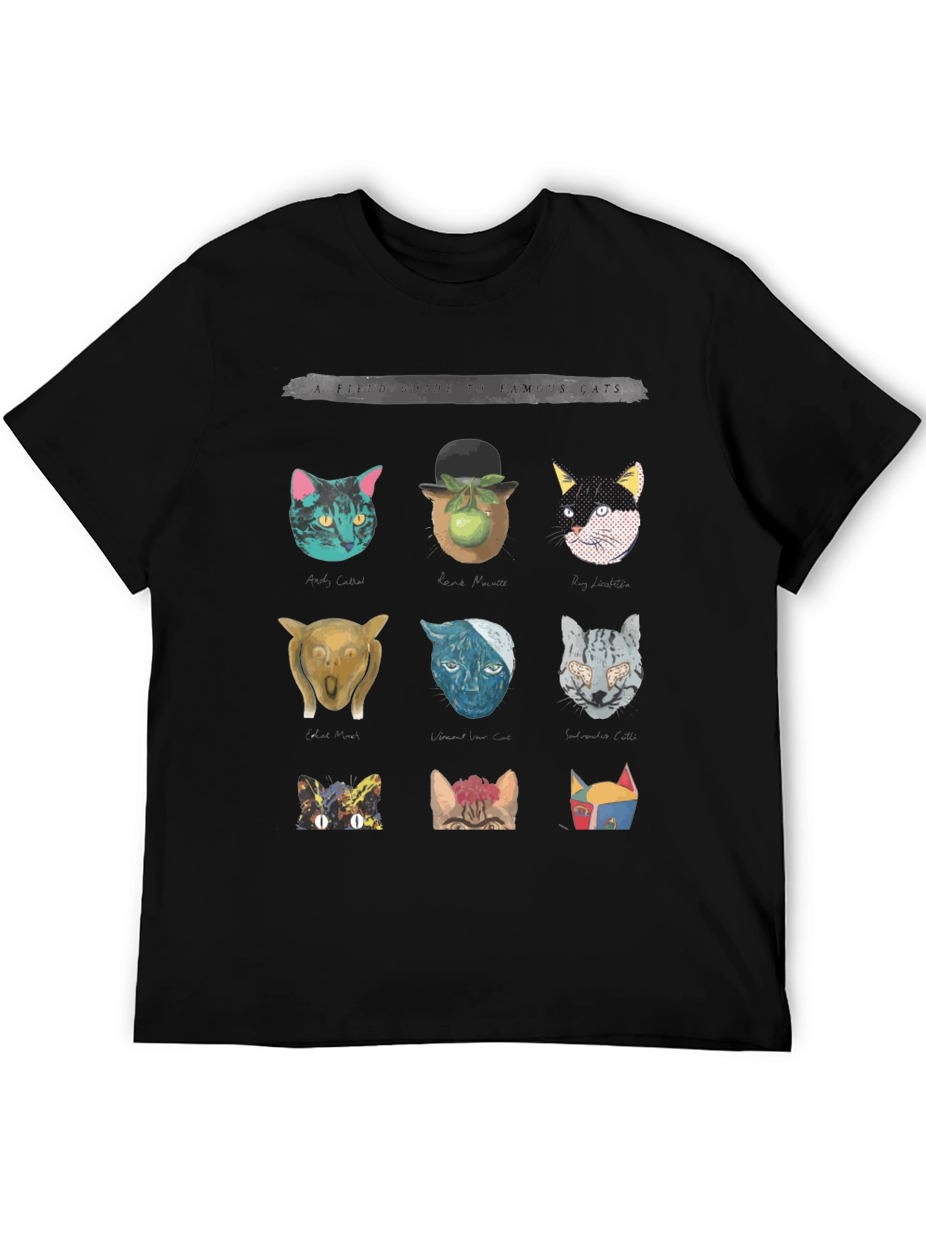 Famous Cats Graphic T-Shirt - Fun Unisex Tee