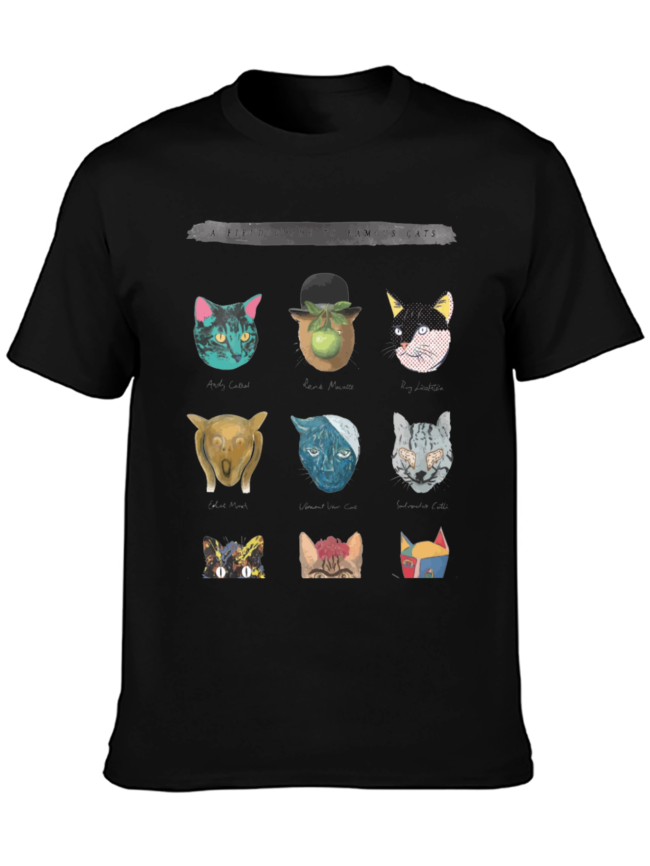 Famous Cats Graphic T-Shirt - Fun Unisex Tee