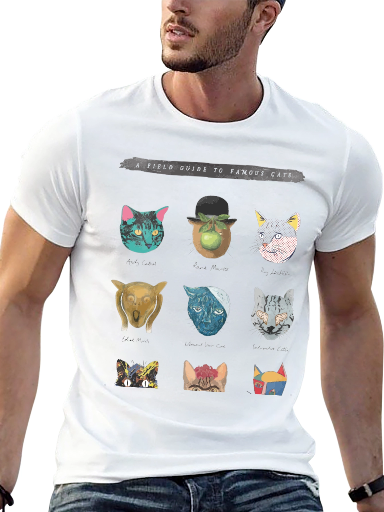 Famous Cats Graphic T-Shirt - Fun Unisex Tee
