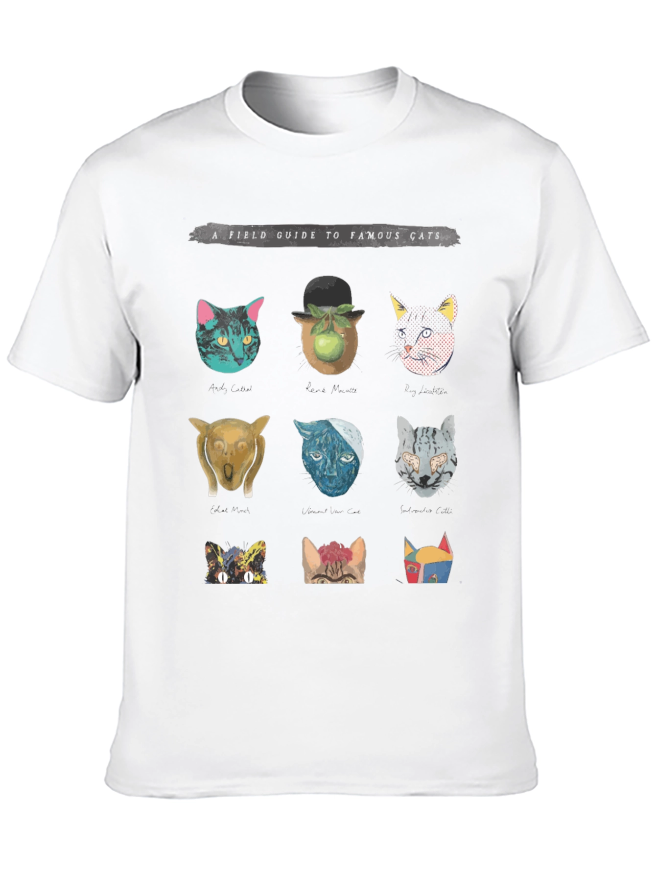 Famous Cats Graphic T-Shirt - Fun Unisex Tee