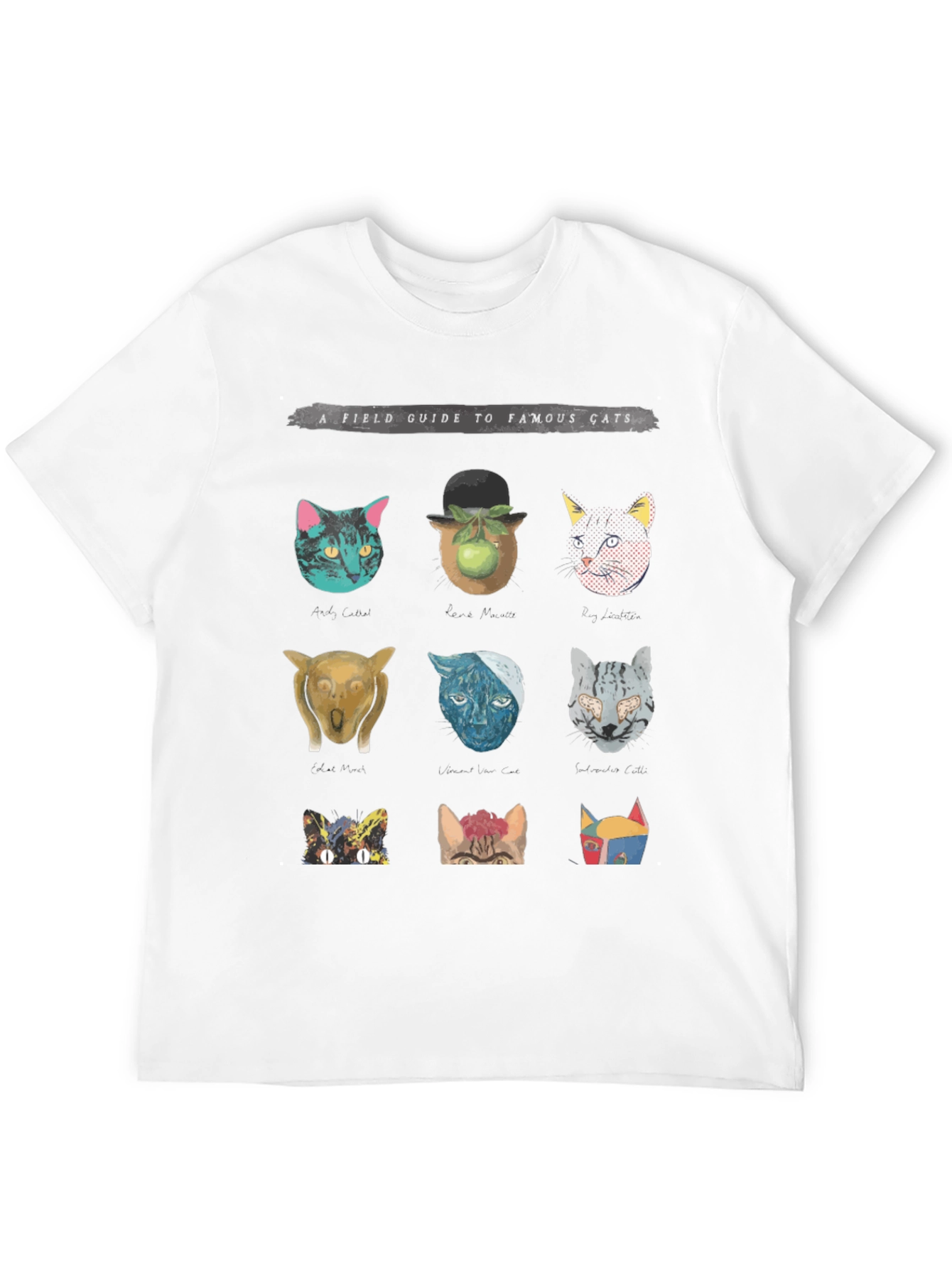 Famous Cats Graphic T-Shirt - Fun Unisex Tee