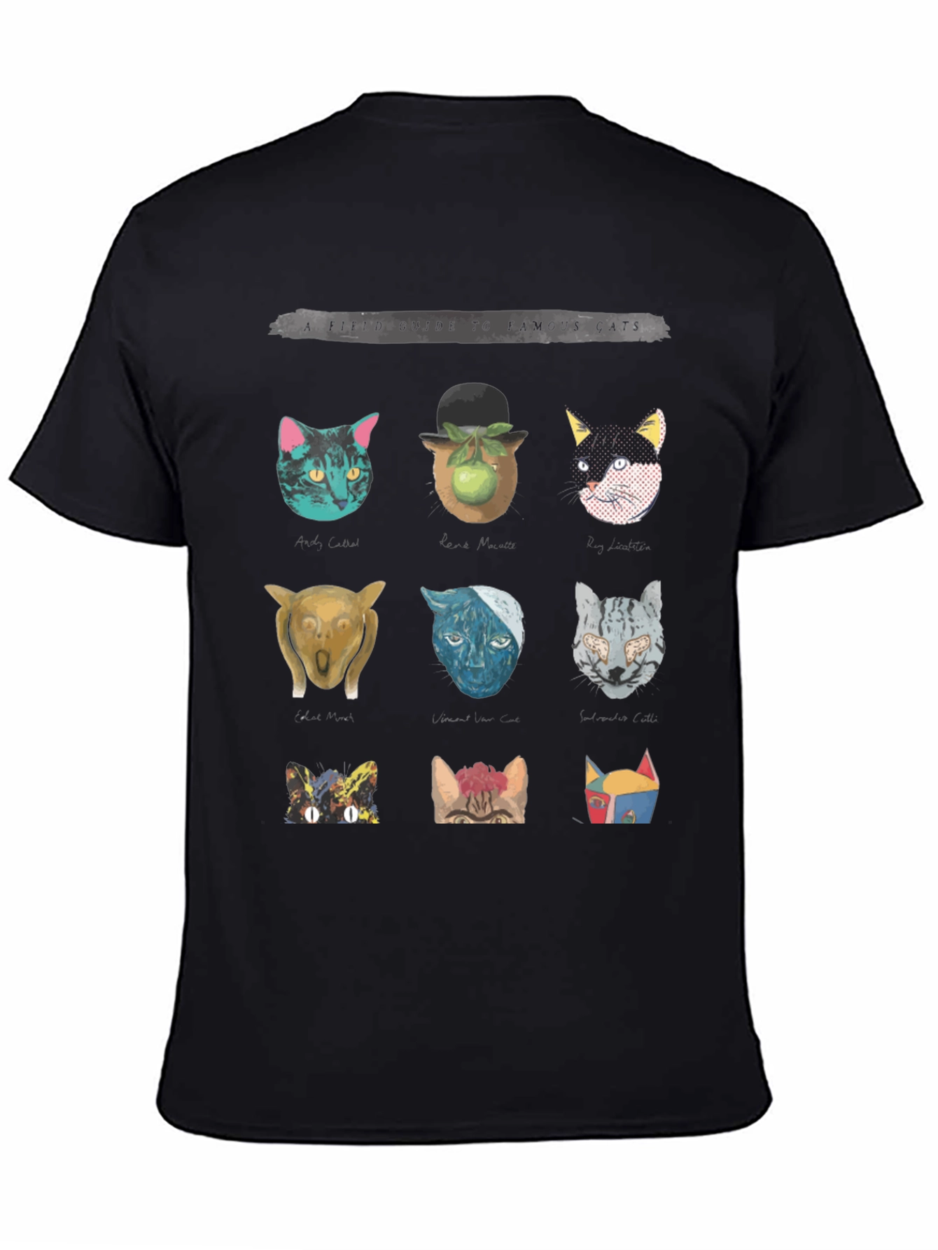 Famous Cats Graphic T-Shirt - Fun Unisex Tee