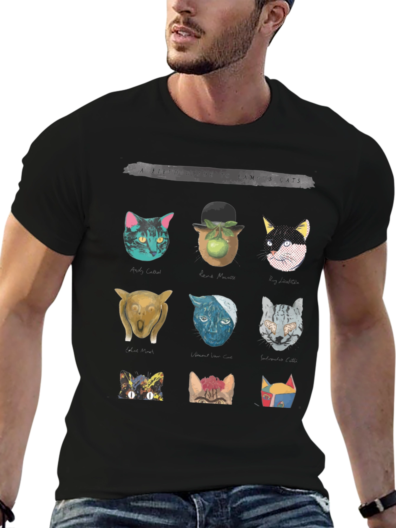 Famous Cats Graphic T-Shirt - Fun Unisex Tee