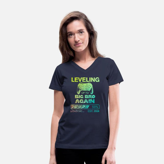 Big Bro Gamer T-Shirt - Level Up to Big Brother Ag