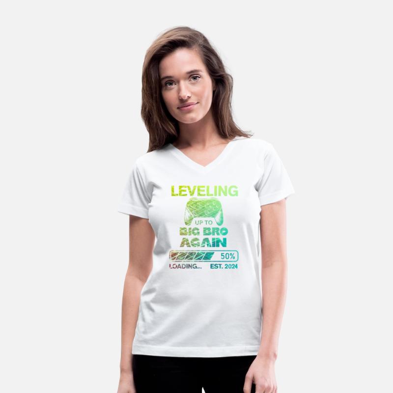 Big Bro Gamer T-Shirt - Level Up to Big Brother Ag