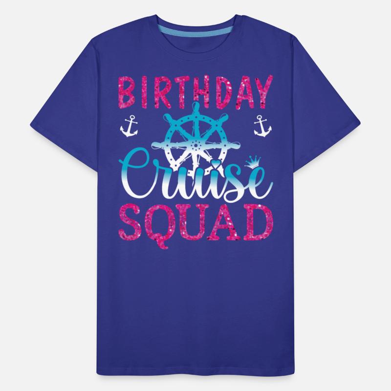 Birthday Cruise Squad King Crown Sword Cruise Boat