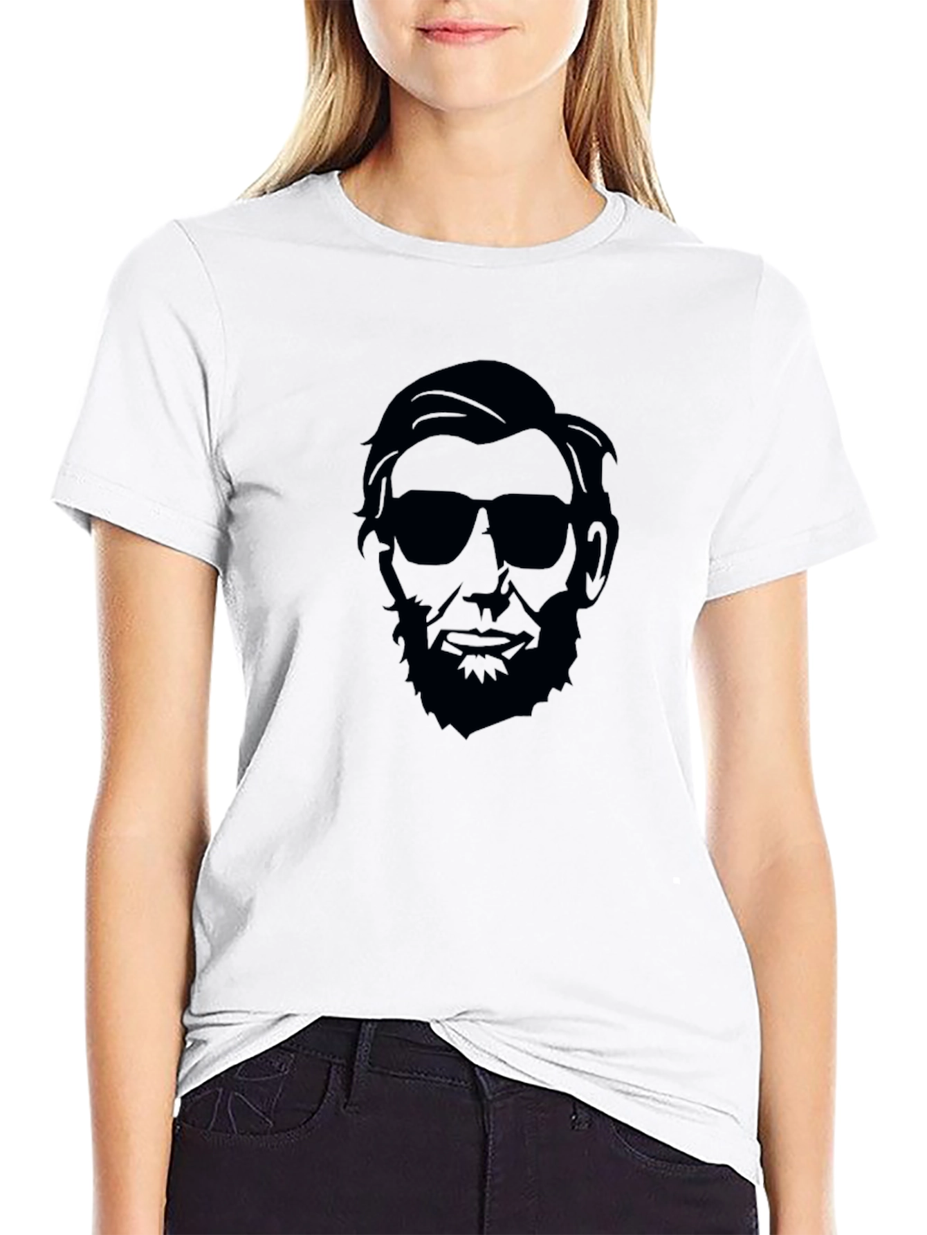 Cool Abe Lincoln Graphic T-Shirt