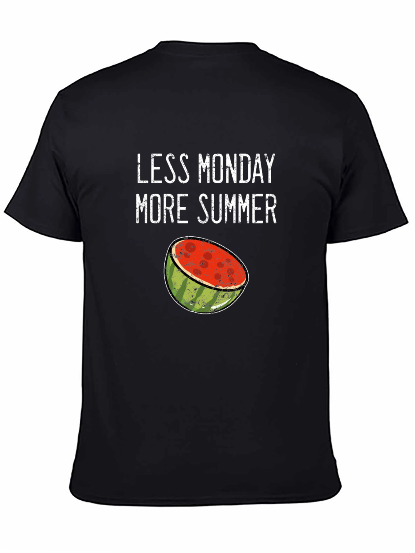 Less Monday More Summer Watermelon Graphic T-Shirt