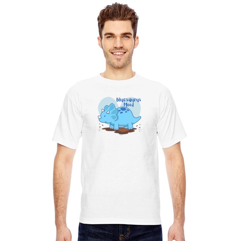 Bluesaurus Mode – Playful Blue Dino with Heart