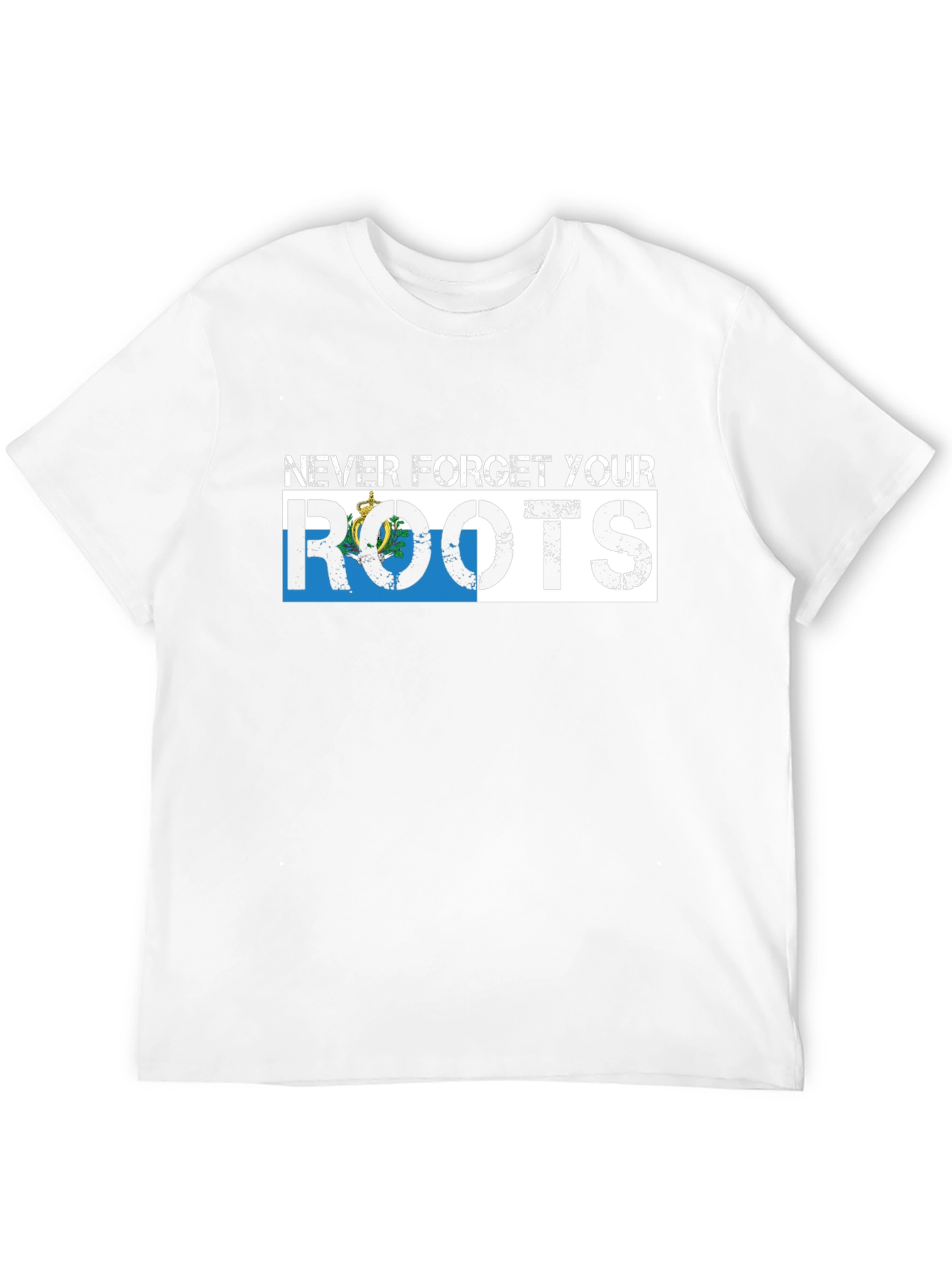 Never Forget Your Roots San Marino Flag T-Shirt