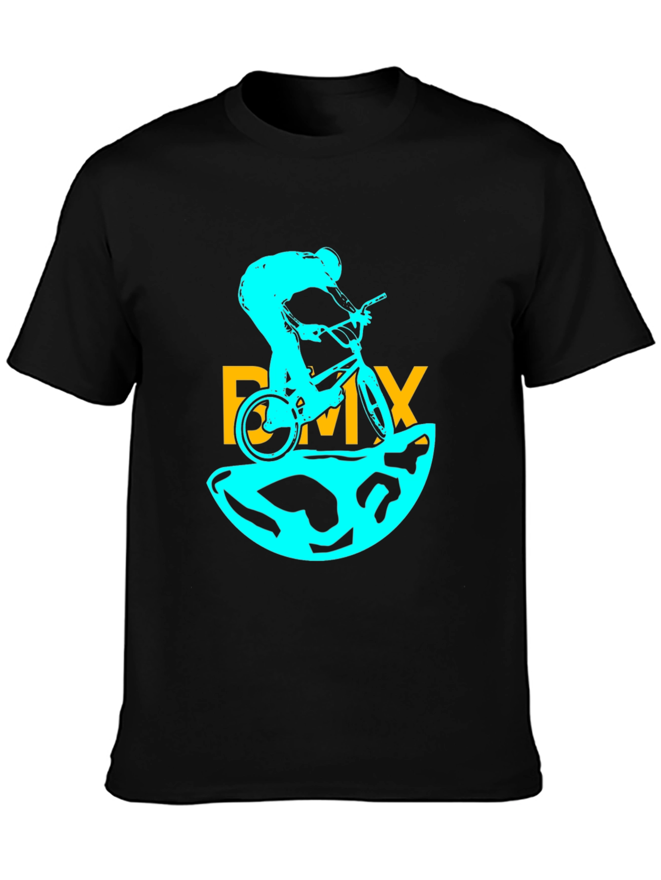 BMX Rider Graphic Tee - Black