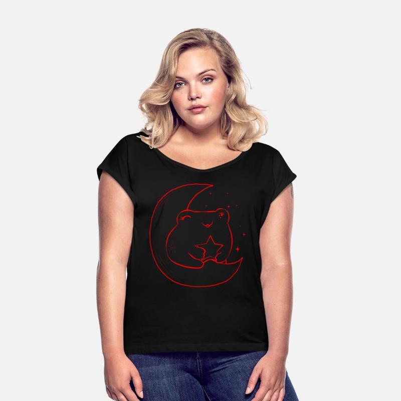 Bohemian Aesthetic Kawaii Frog Star Moon