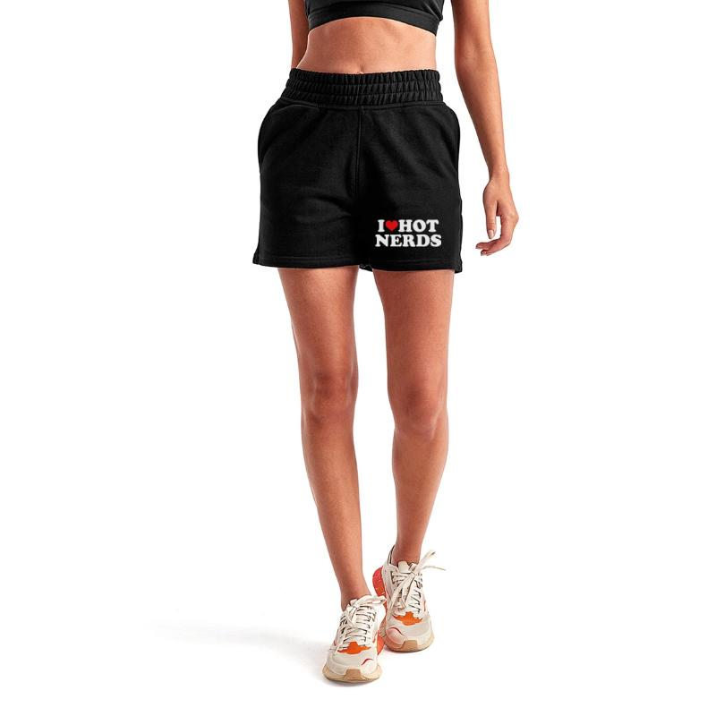 Bold I Heart Hot Nerds Graphic Tee