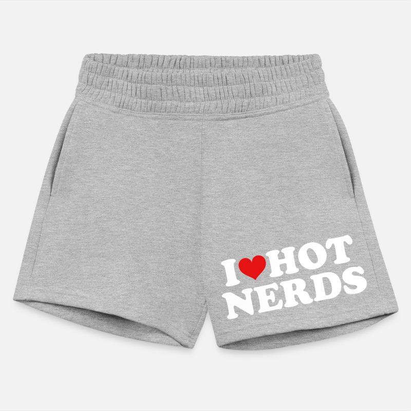 Bold I Heart Hot Nerds Graphic Tee