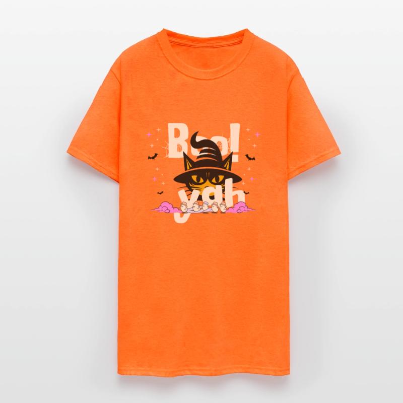 Boo Yah Black Cat Conjures Ghosts on Halloween