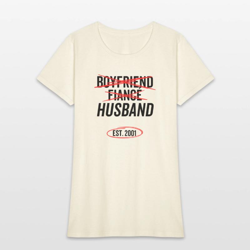 Boyfriend Fiancé Husband Est 2001