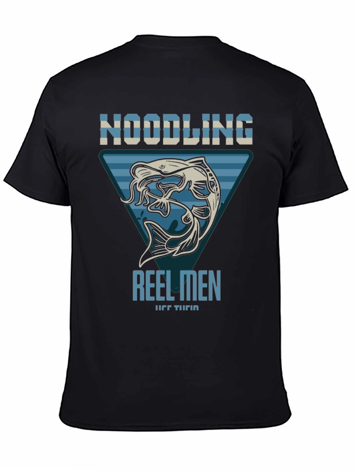 Noodling Reel Men T-Shirt - Fishing Tee