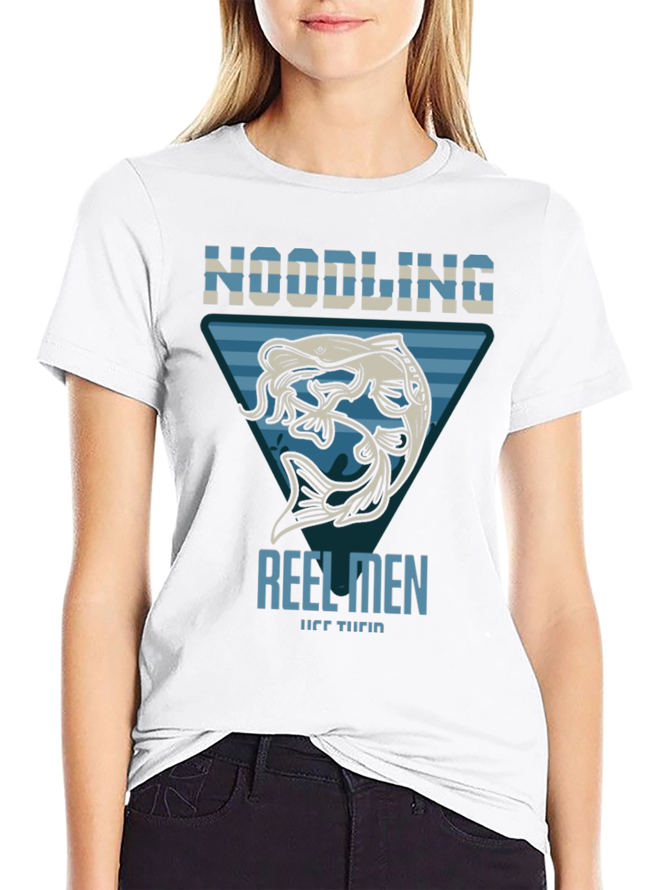 Noodling Reel Men T-Shirt - Fishing Tee