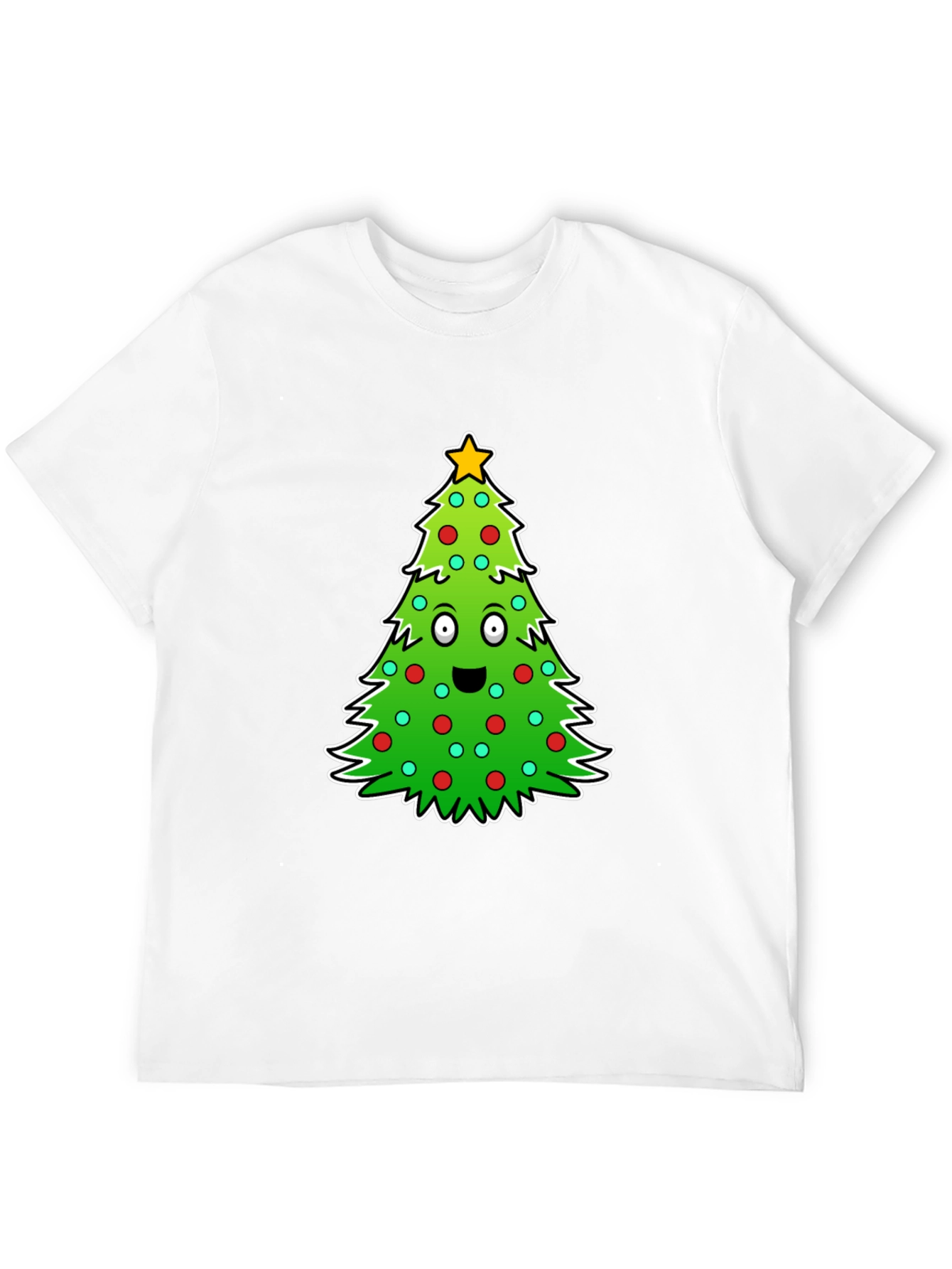 Funny Christmas Tree Graphic Tee - Holiday Cheer