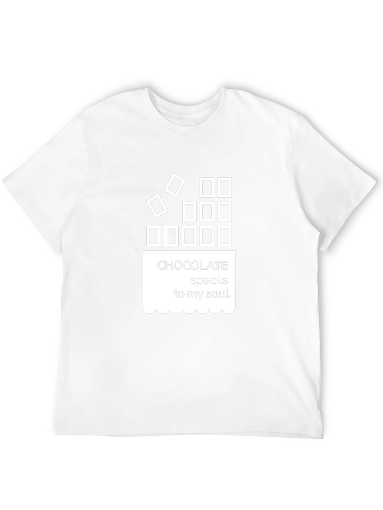 Chocolate Speaks To My Soul Black T-Shirt