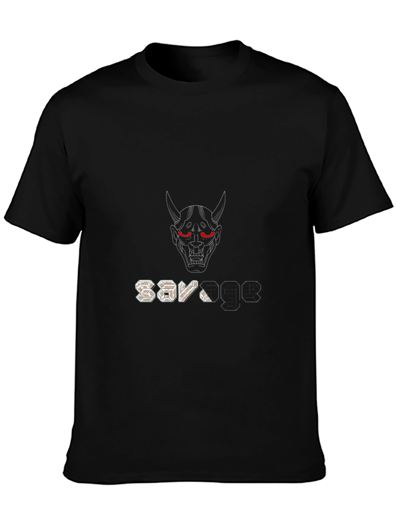 Savage Oni Mask Graphic Tee