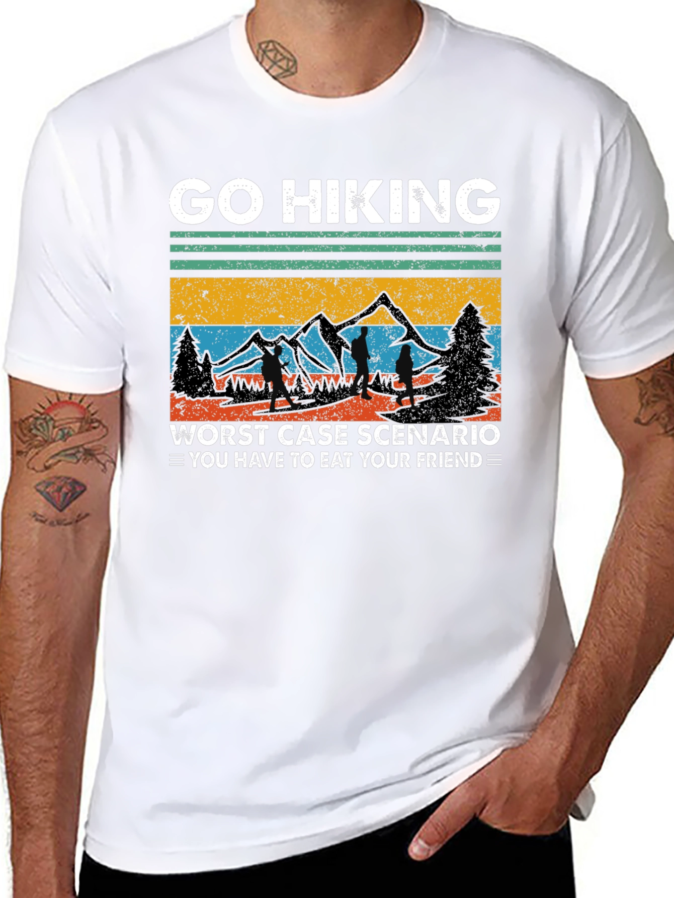 Go Hiking Worst Case Scenario T-Shirt