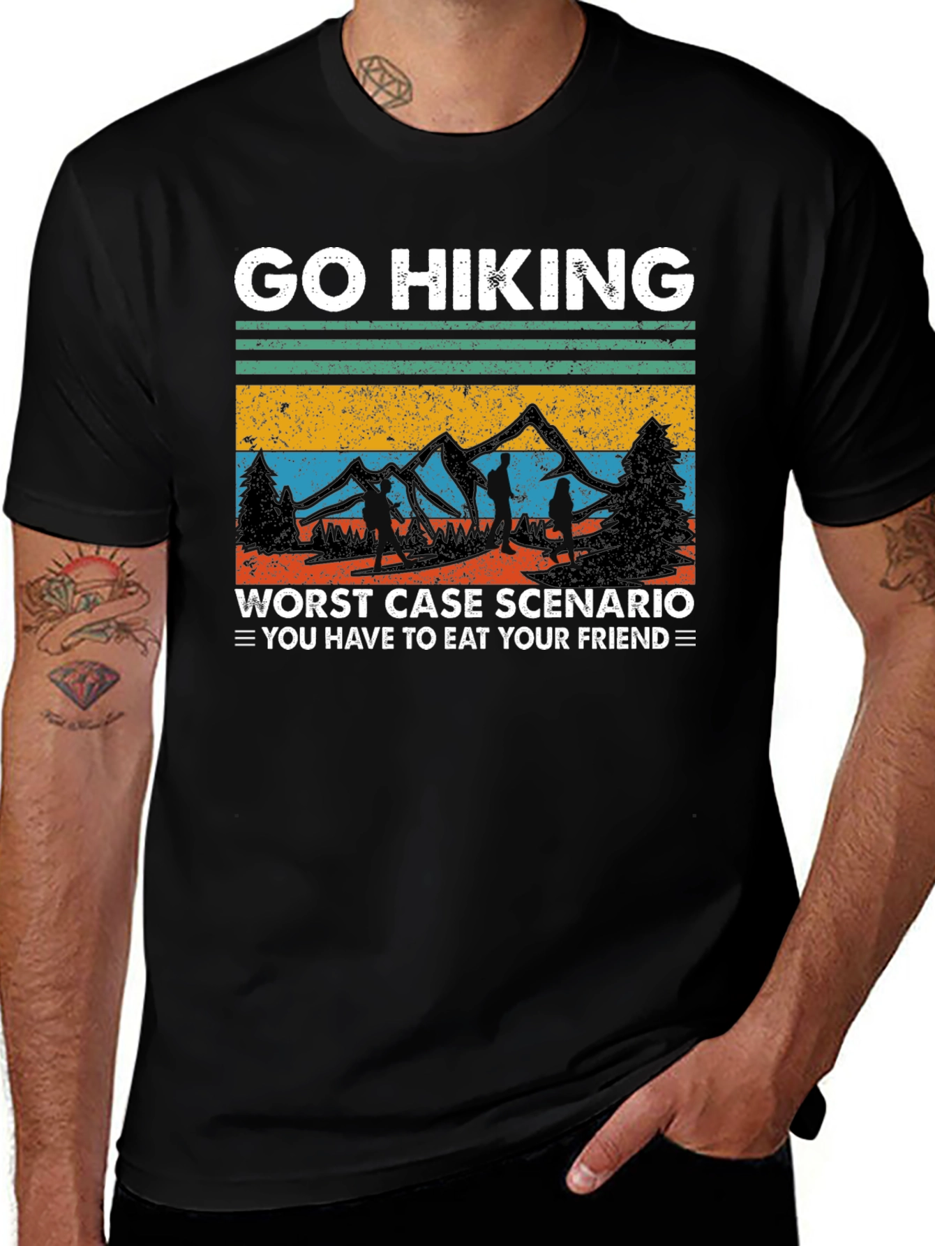 Go Hiking Worst Case Scenario T-Shirt