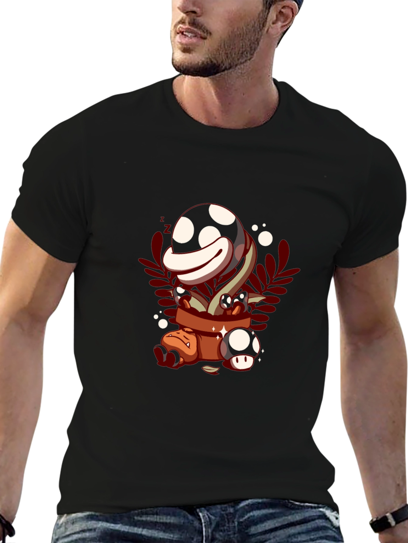 Mario Piranha Plant Graphic Tee