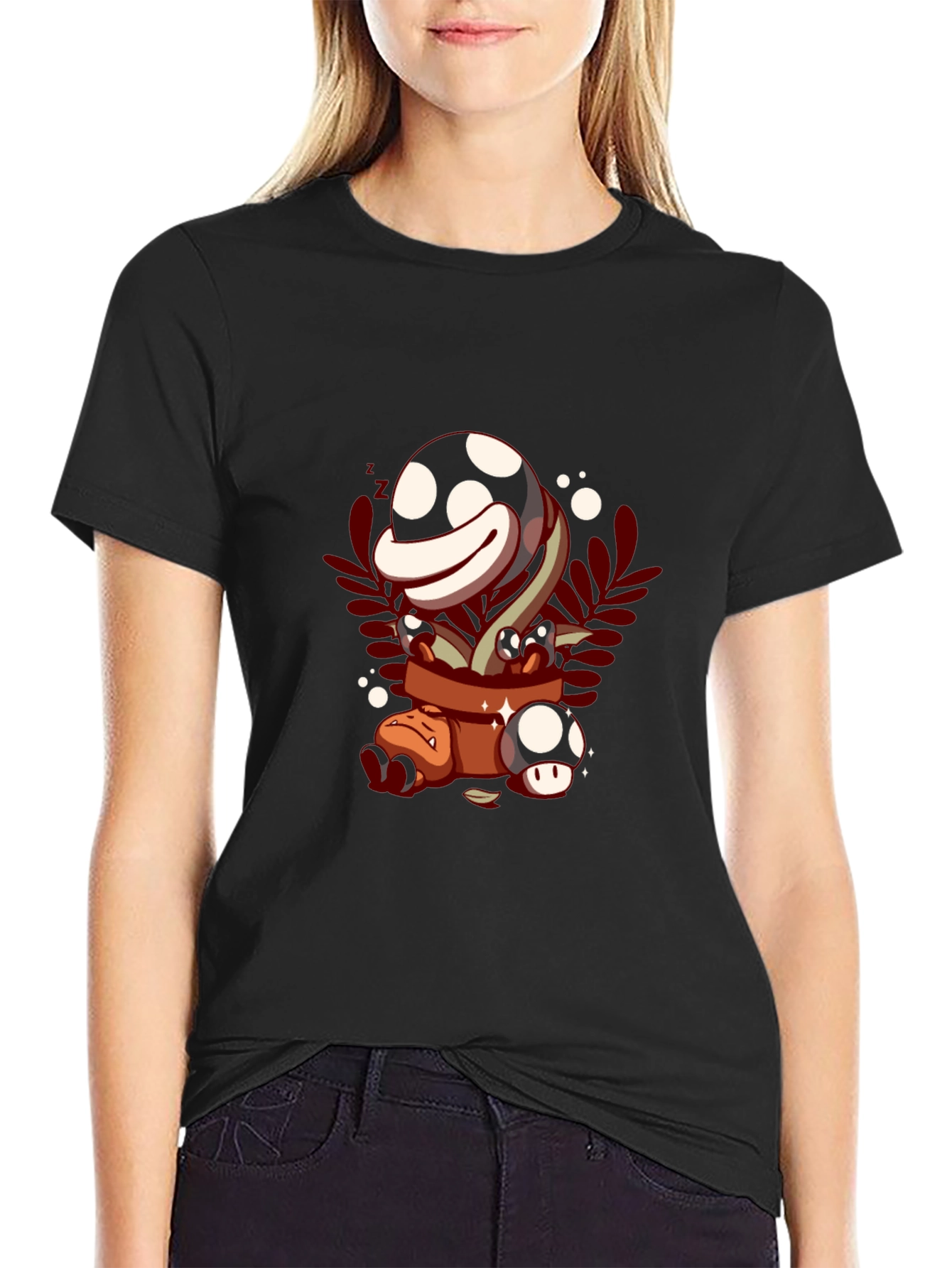 Mario Piranha Plant Graphic Tee