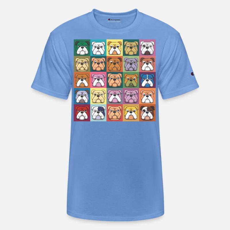 Bulldog Palette: Canine Rainbow