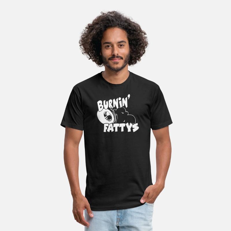 Burnin' Fattys White Print