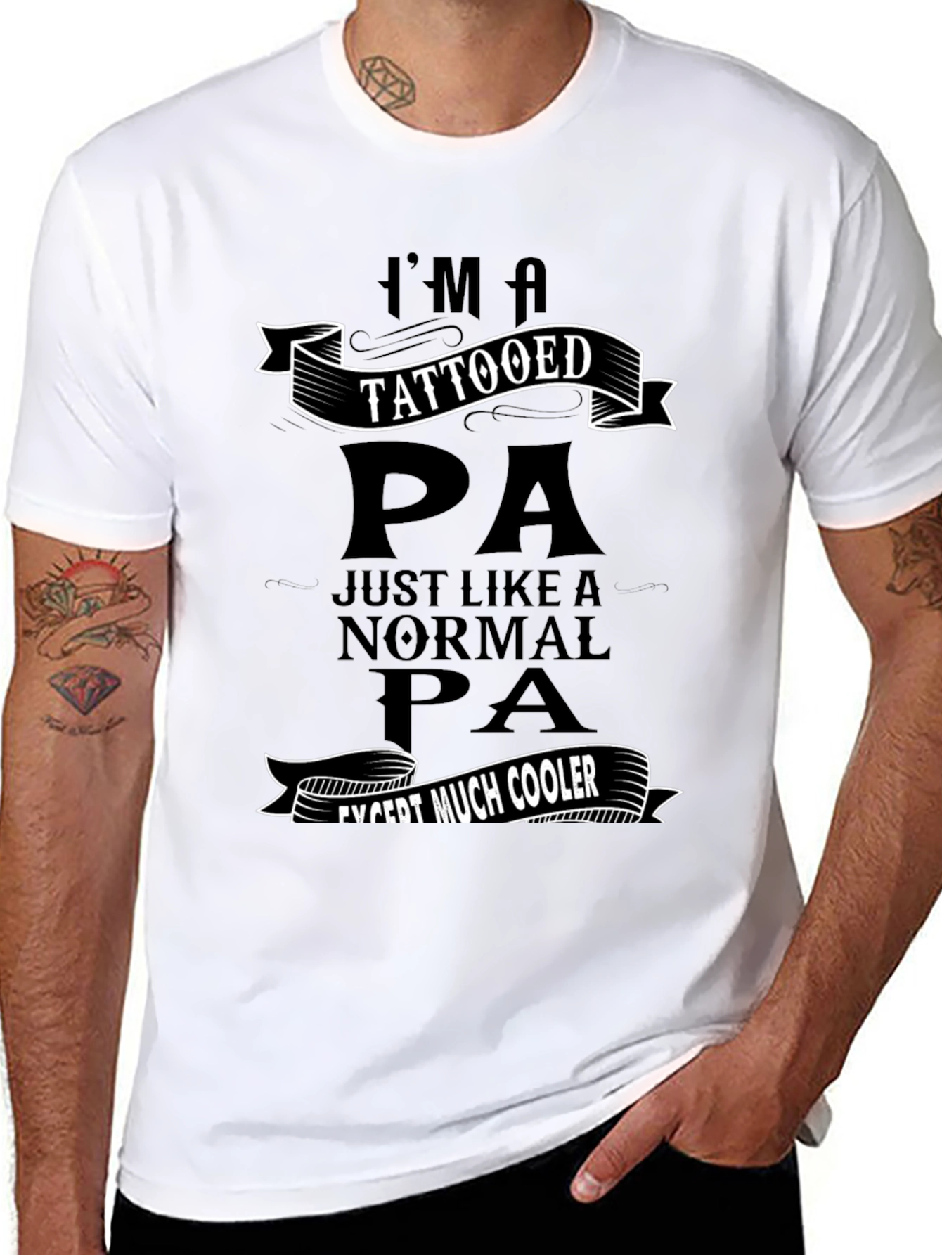 Tattooed PA T-Shirt: Cool Physician Assistant Apparel
