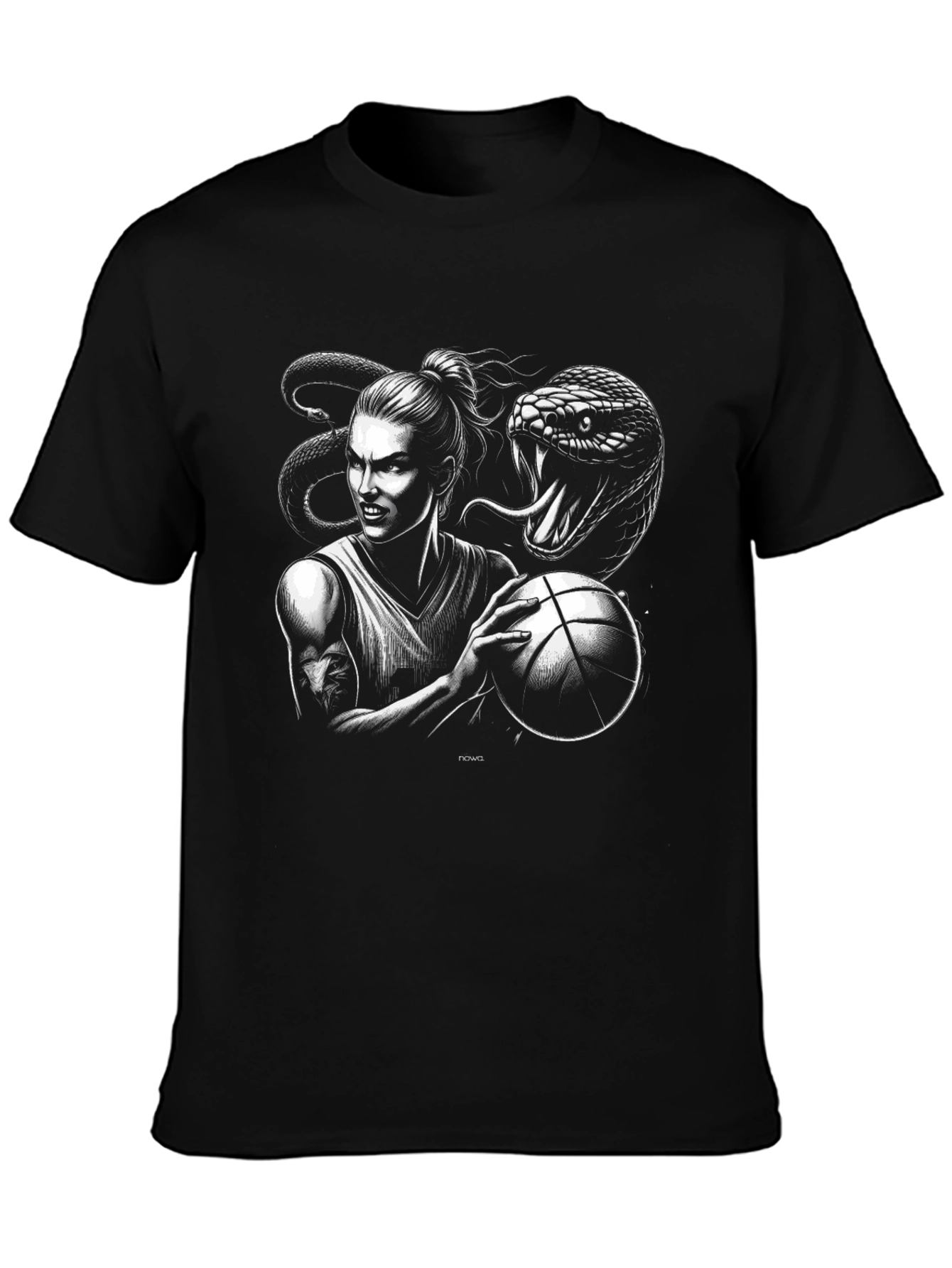 Kobe Bryant & Snake Graphic T-Shirt