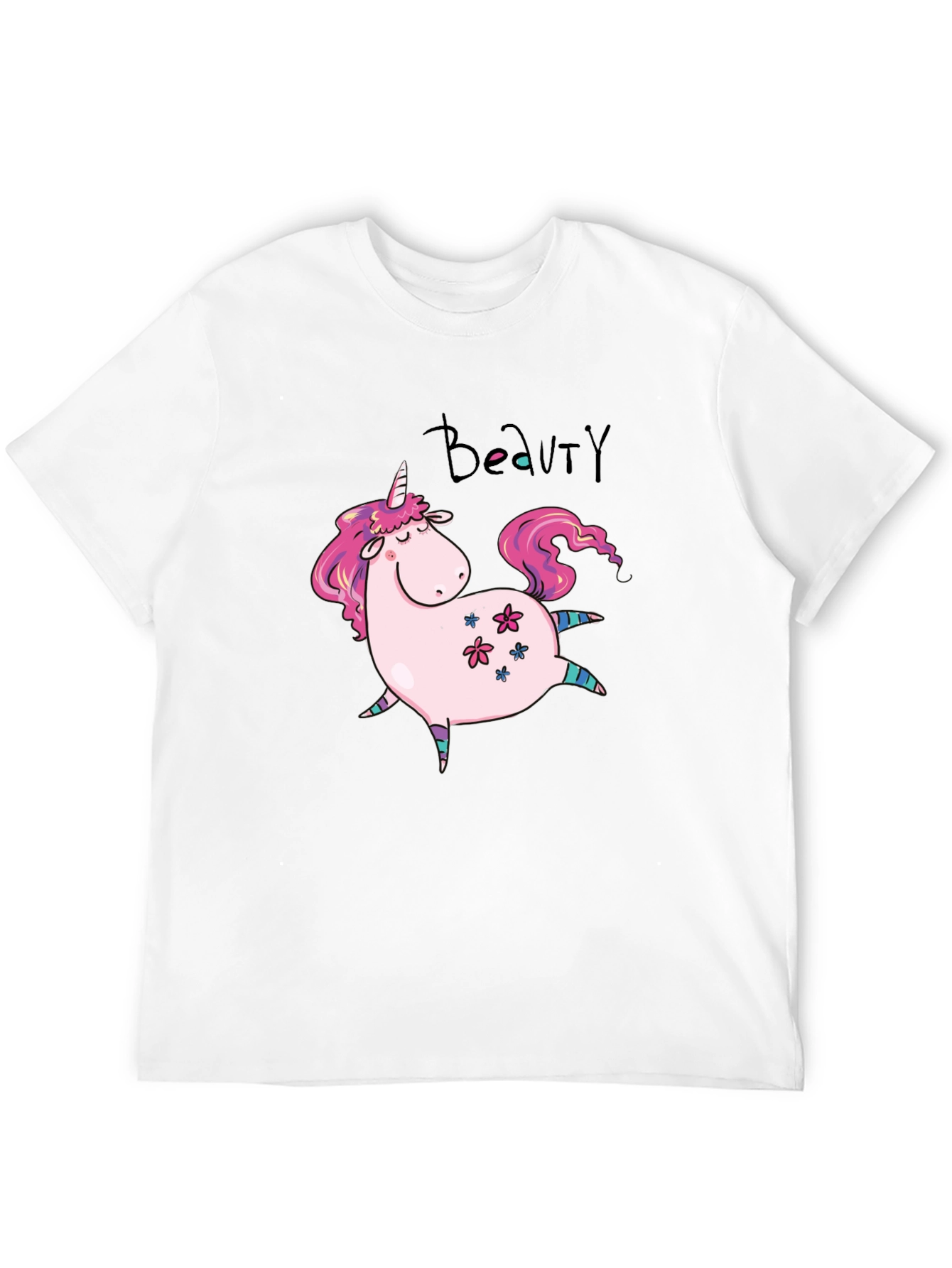 Unicorn Beauty Black T-Shirt