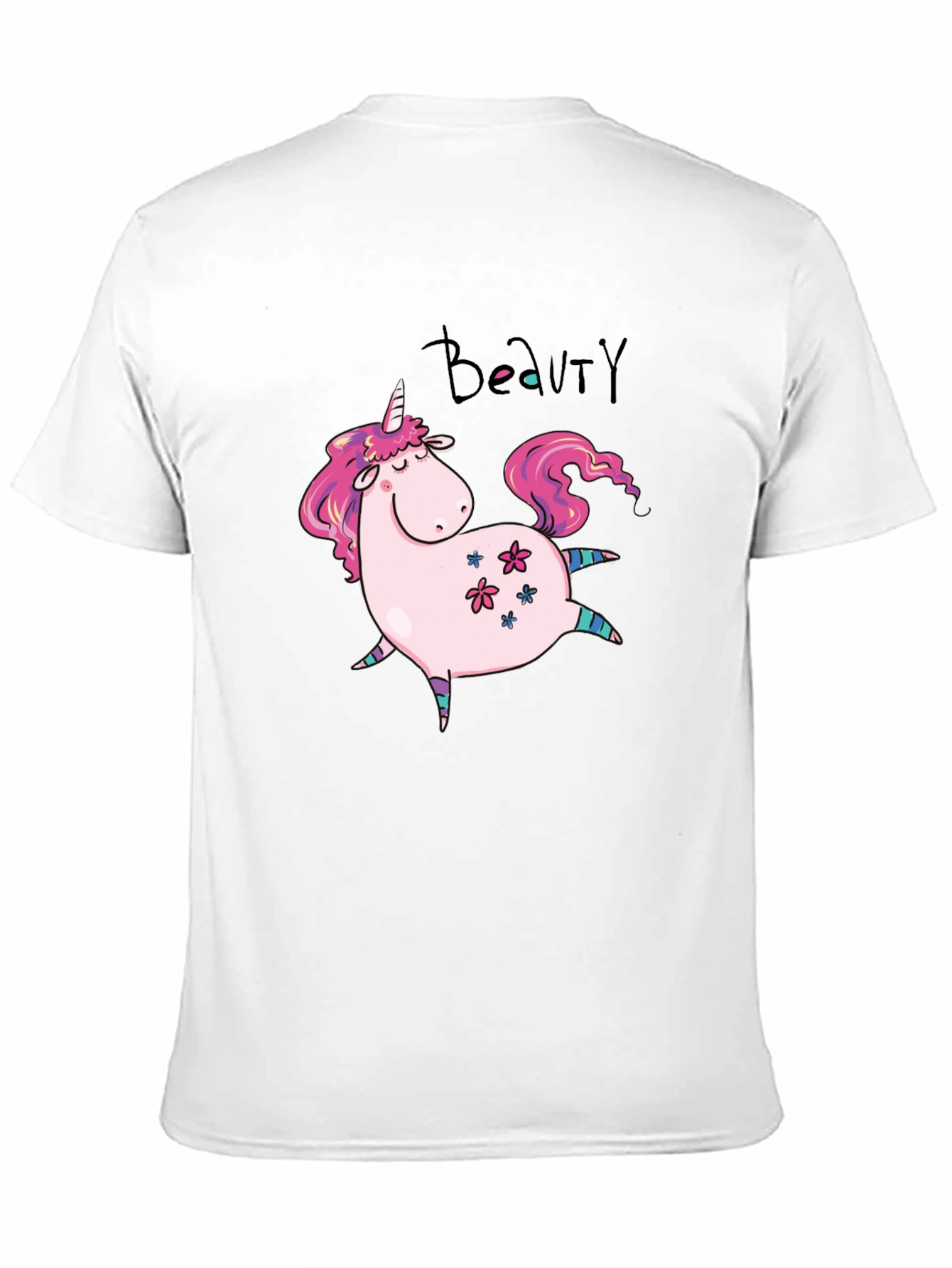 Unicorn Beauty Black T-Shirt