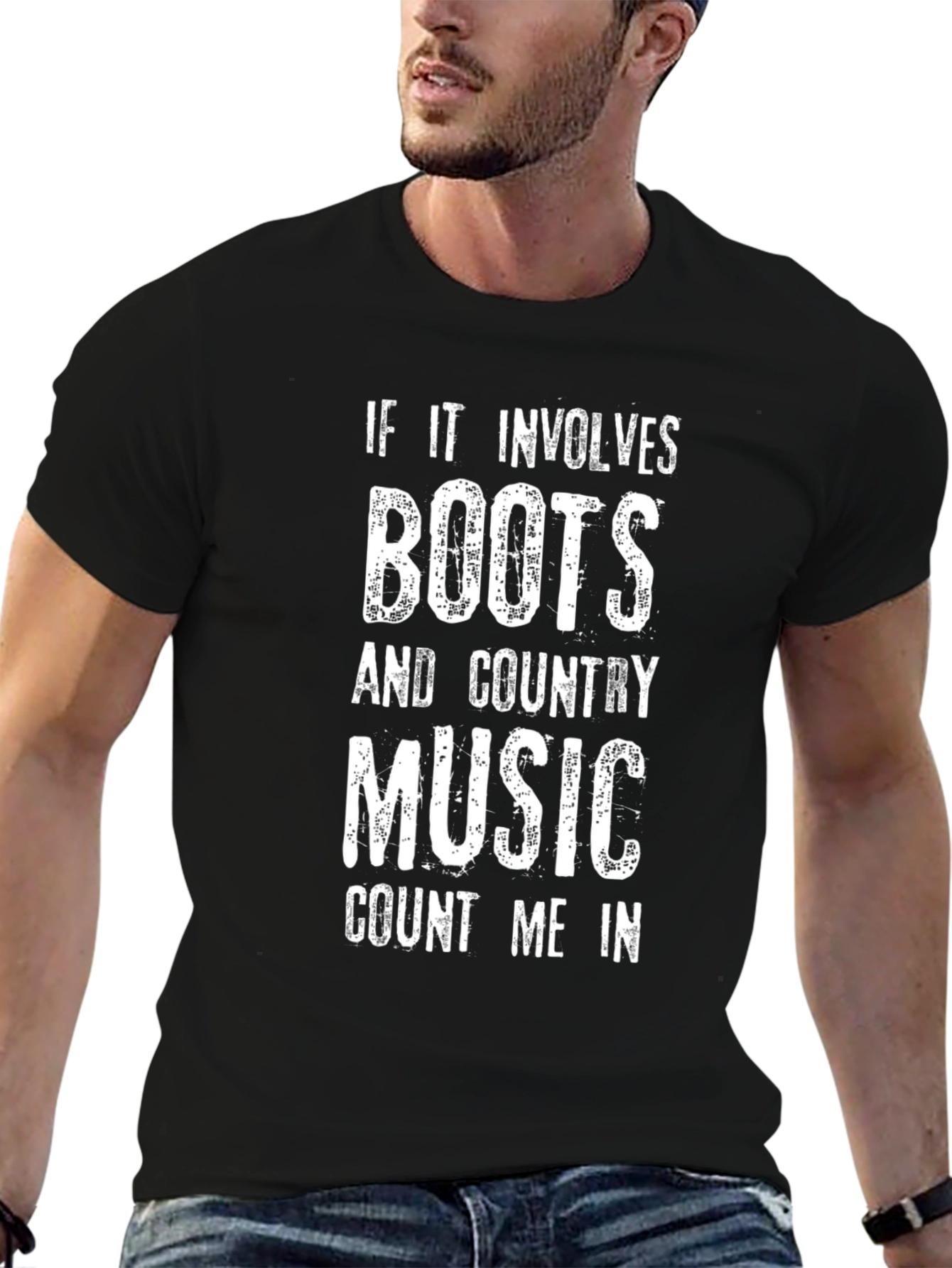 Boots & Country Music T-Shirt - Count Me In!