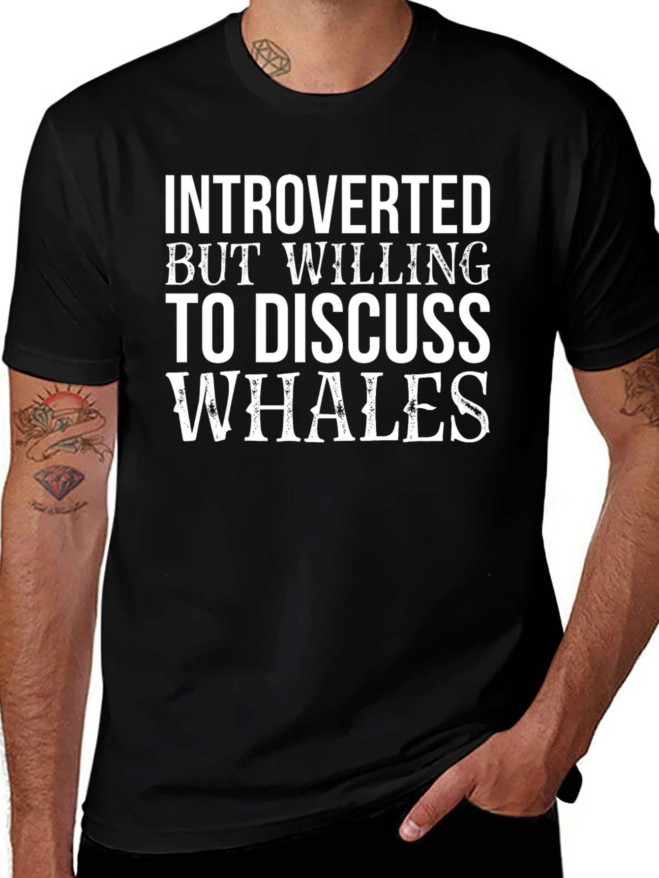 Introverted Whale Lover T-Shirt