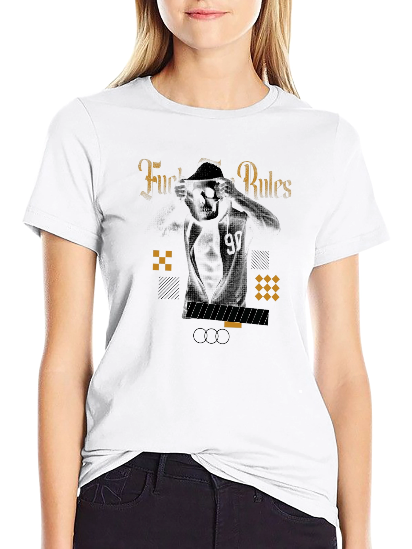 Edgy F the Rules Graphic Tee