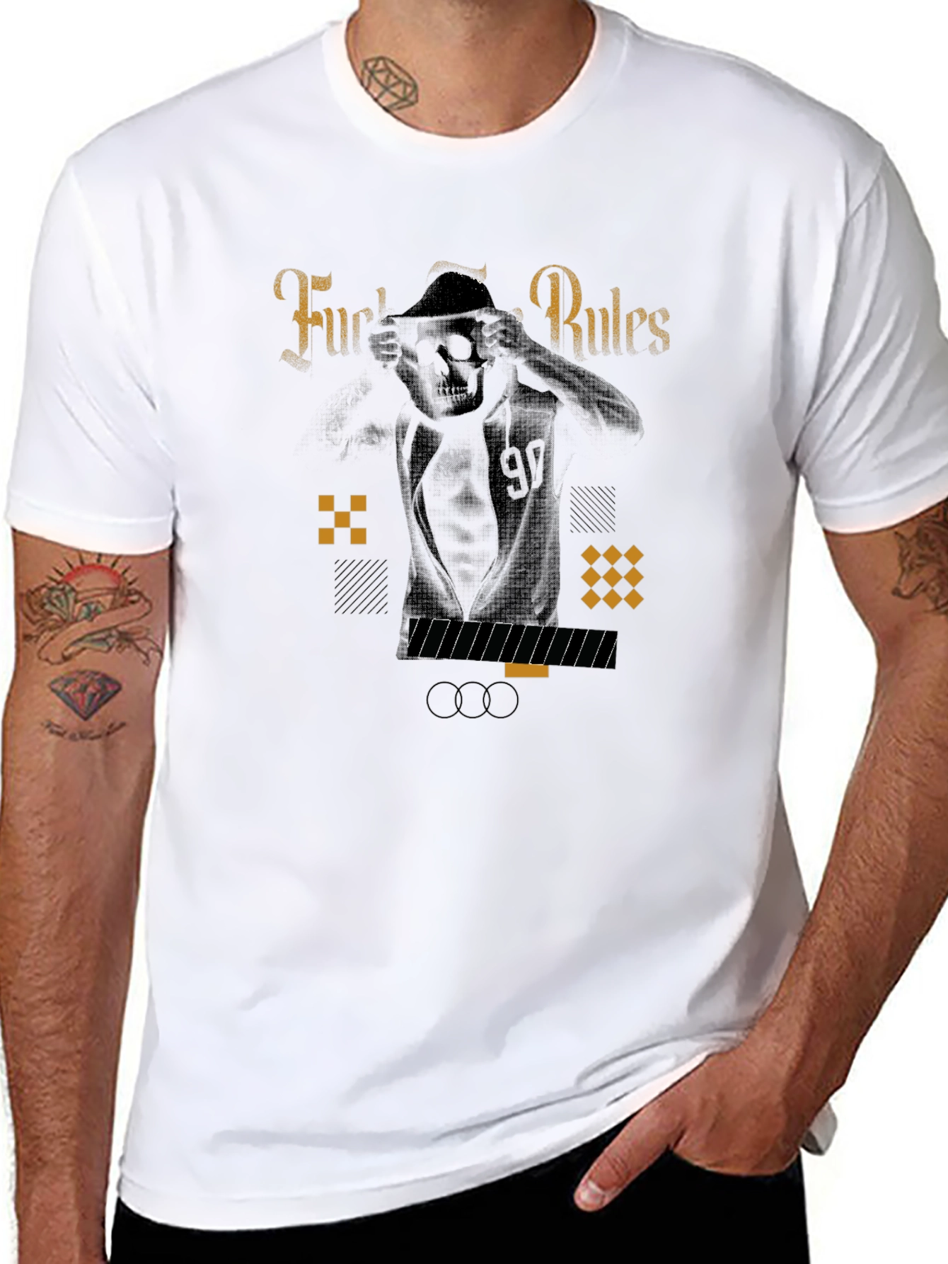 Edgy F the Rules Graphic Tee
