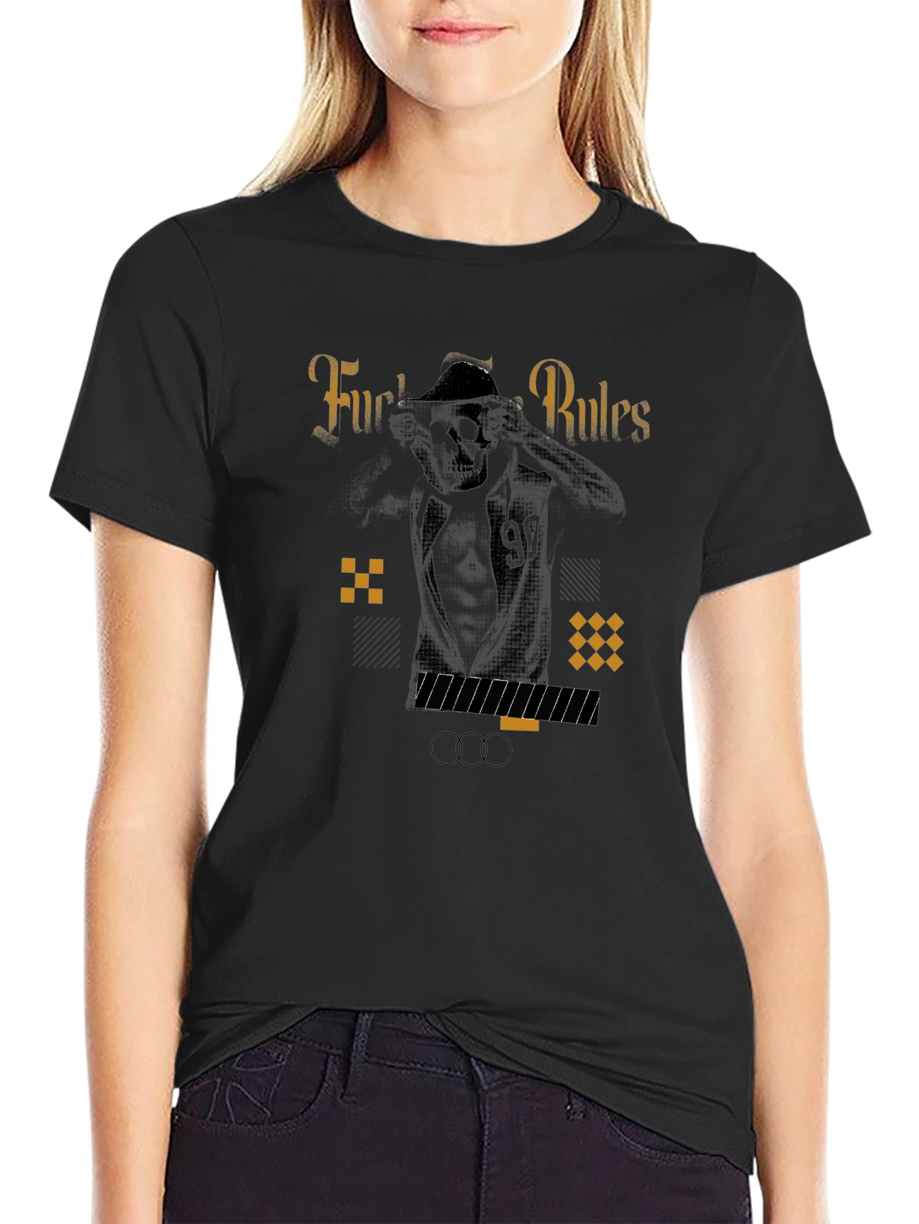 Edgy F the Rules Graphic Tee