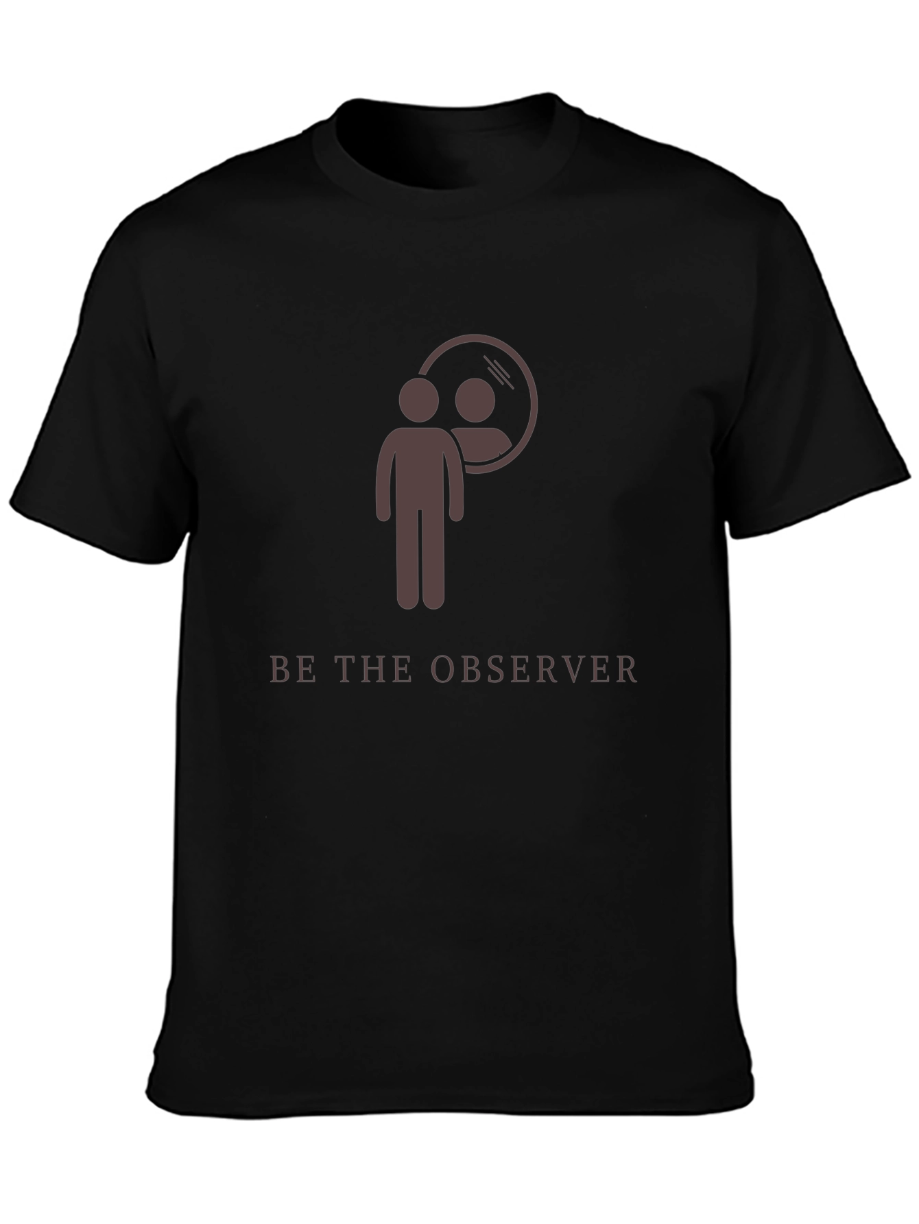 Be the Observer Graphic Tee - Black Unisex T-Shirt