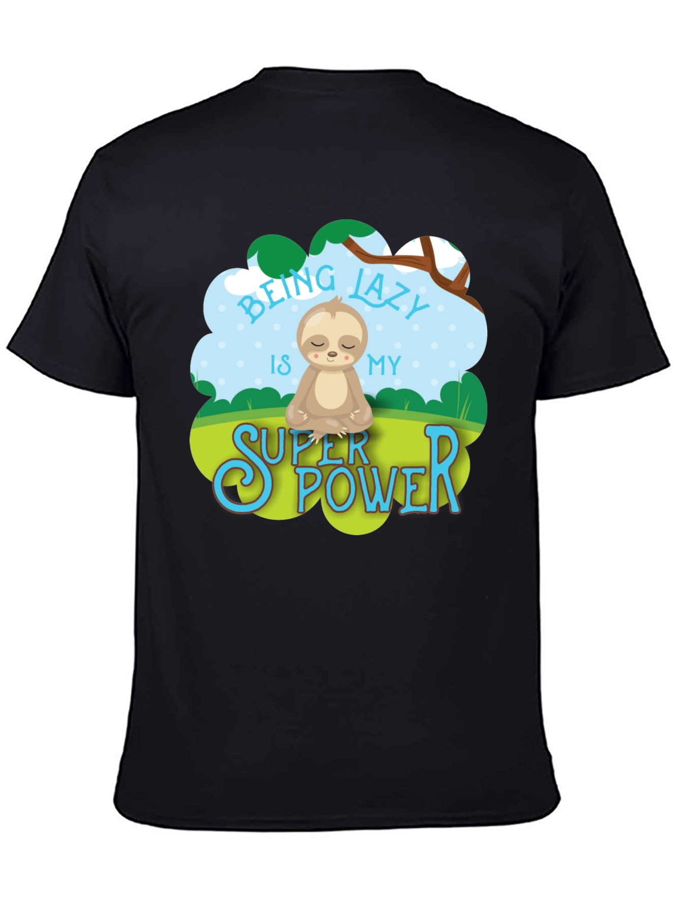 Lazy Sloth Super Power Tee