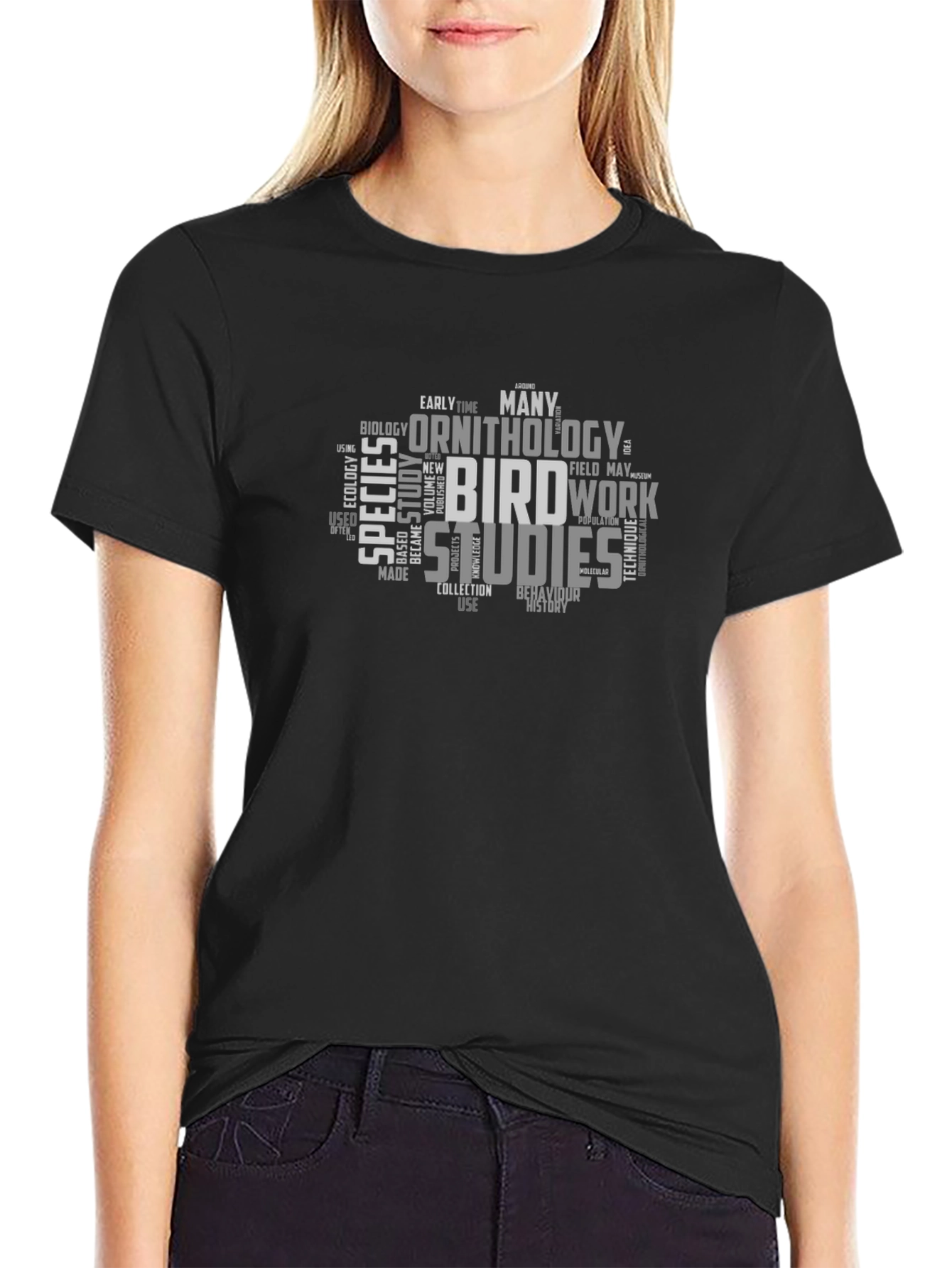 Ornithology Word Cloud T-Shirt