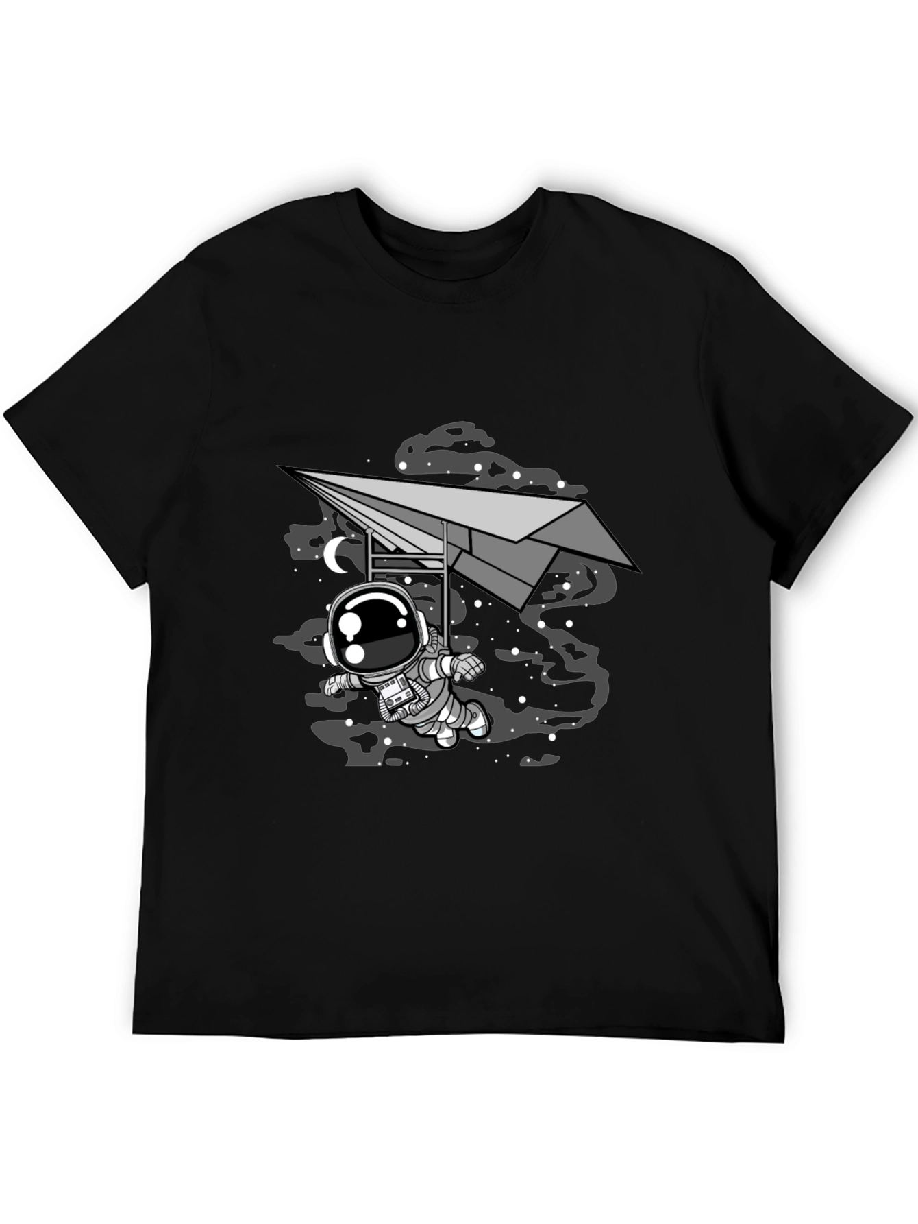 Astronaut Paper Plane T-Shirt - Space Adventure