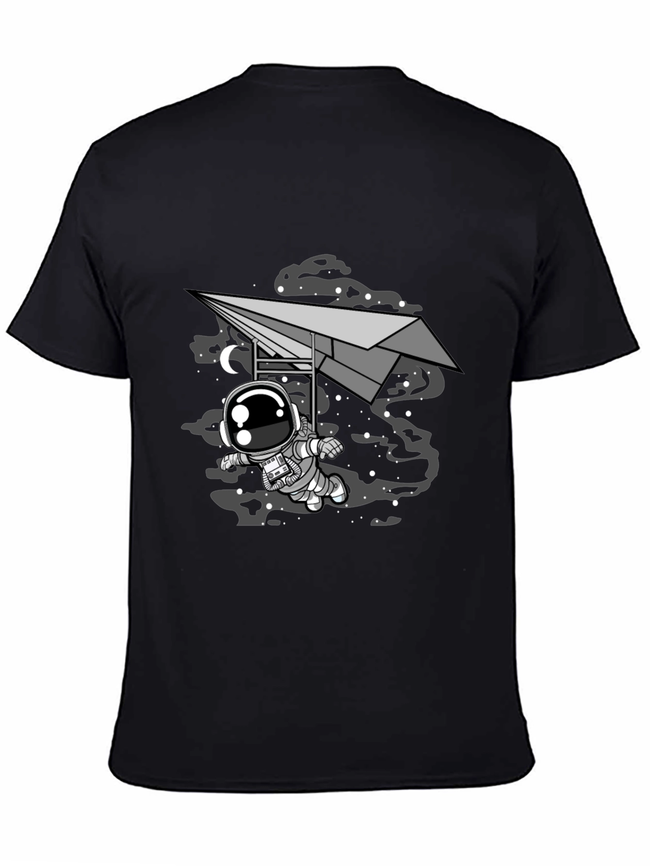 Astronaut Paper Plane T-Shirt - Space Adventure